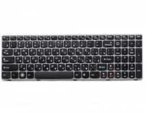 Клавиатура для ноутбука Lenovo Z560/Z560A/Z565/Z565A/G570/G575/G770 серая 