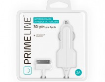 АЗУ Prime Line 30-pin для iPhone 2А, белый, 2208