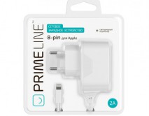 СЗУ Prime Line Lightning для iPhone 2А, белый,2307 