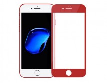 Защитное стекло iPhone 6/6S 3D (тех упак) красное 
