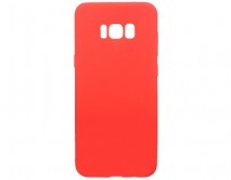 Чехол Samsung G955F Galaxy S8+ силикон красный 