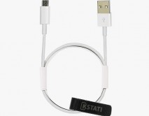 Кабель Kstati KS-001 microUSB - USB белый, 1м