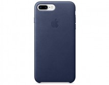 Чехол iPhone 7/8 Plus Leather Case copy в упаковке темно-синий