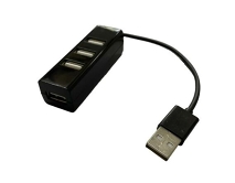 USB HUB 4 порта USB 2.0 черный 