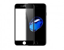 Защитное стекло iPhone 7/8 6D (тех упак) черное 