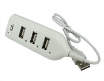 USB HUB 4 порта USB 2.0 белый 