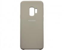 Чехол Samsung G960F S9 Silicone case (бежевый) 
