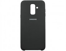 Чехол Samsung A605F A6+ 2018 Silicone case (черный) 