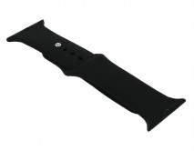 Ремешок Watch Series 38mm/40mm/41mm силиконовый black, SM #1 