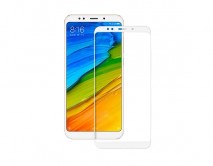 Защитное стекло Xiaomi Redmi 5 Plus Full белое 