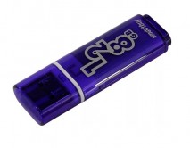 USB Flash 3.0 SmartBuy Glossy 128GB темно-синий, SB128GBGS-DB 
