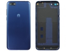 Задняя крышка Huawei Y5 Prime 2018 синяя 1кл 