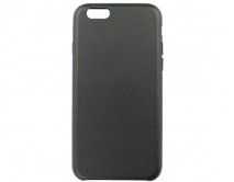 Чехол iPhone 6/6S Leather Case без лого, черный 