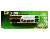 Батарейка AA GP Super LR06 5-BL, отрывные по 1шт в блистере, цена за 1шт