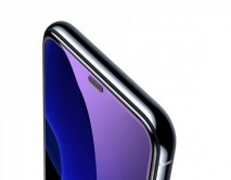 Защитное стекло Huawei P20 Lite/Nova 3e Anti-blue ray черное 