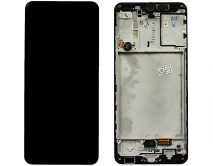 Дисплей Samsung A315F Galaxy A31 + тачскрин + рамка черный (GH82-22761A) (Service Pack 100%)