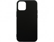 Чехол iPhone 12 Mini Microfiber (черный) 
