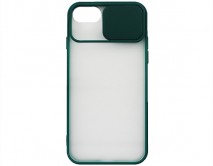 Чехол iPhone 6/6S/7/8/SE 2020 Lens Slide Mate (зеленый) 