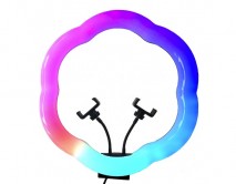 Селфи лампа Flower с держателем для телефона (2шт) (D-33см) RGB 