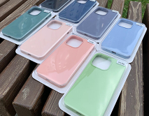 Чехол iPhone 13 Pro Liquid Silicone FULL (розовый песок) 