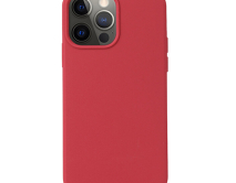 Чехол iPhone 13 Liquid Silicone MagSafe FULL (красно-пурпурный)