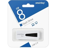 USB Flash SmartBuy IRON 8GB белый, SB8GBIR-W 