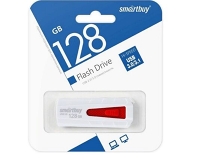 USB Flash 3.0 SmartBuy IRON 128GB белый/красный, SB128GBIR-W3 