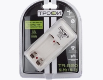 Зарядное устройство ТРОФИ  TR-920 2*АА/ААА с индикатором 