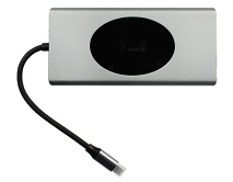 Type-C HUB Kstati BX13V 13 в 1 (Type-
PD+HDMI+SD+TF+AUDIO3.5+VGA+RJ45+USB-C2.0+USB-C3.0+USB3.0*2+USB2.0+QC15W) серый 