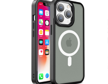 Чехол iPhone 11 Matte Case MagSafe (черный) 