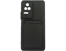 Чехол Poco F4 5G TPU CardHolder (черный) 