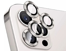 Защитная накладка на камеру iPhone 11 Pro/11 Pro Max серебристая (комплект 3шт) 