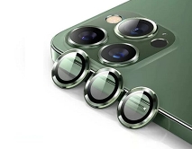 Защитная накладка на камеру iPhone 12 зеленая (комплект 2шт) 