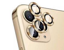Защитная накладка на камеру iPhone 12 Pro золотая (комплект 3шт) 